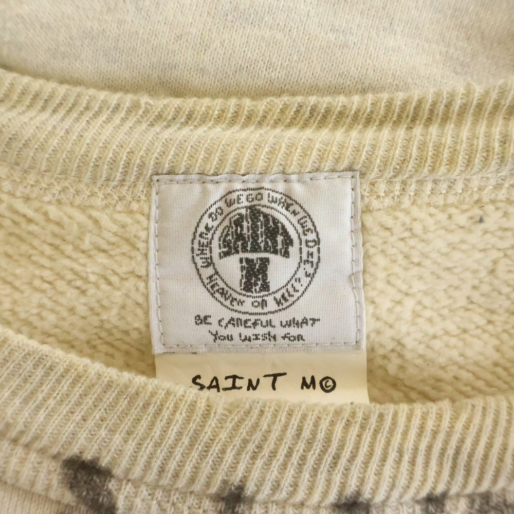SAINT MICHAEL(セントマイケル) 20AW SM2 CREW SWEAT SHIRT ジーザスプリント クルーネックスウェット トレーナー