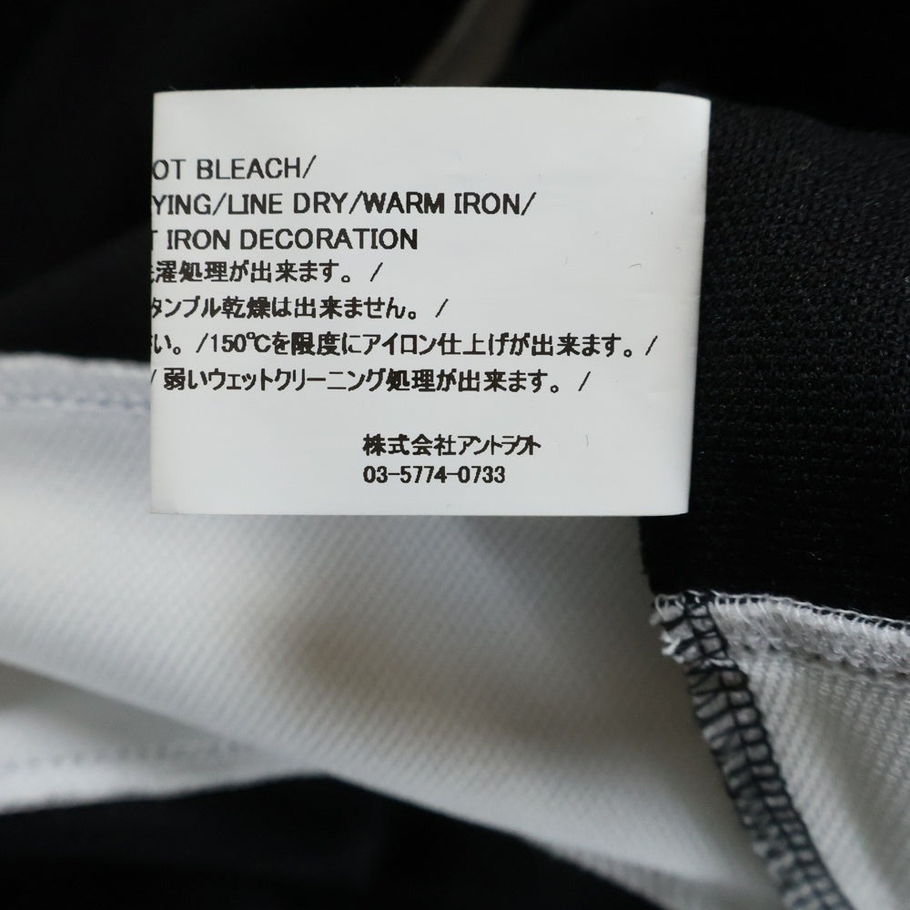 READY MADE(レディメイド) 23SS GAME SHIRT SMILE メッシュ ロングスリーブ ゲームシャツ ホッケーシャツ スマイル カットソー ブラック RE-PO-BK-00-00-249