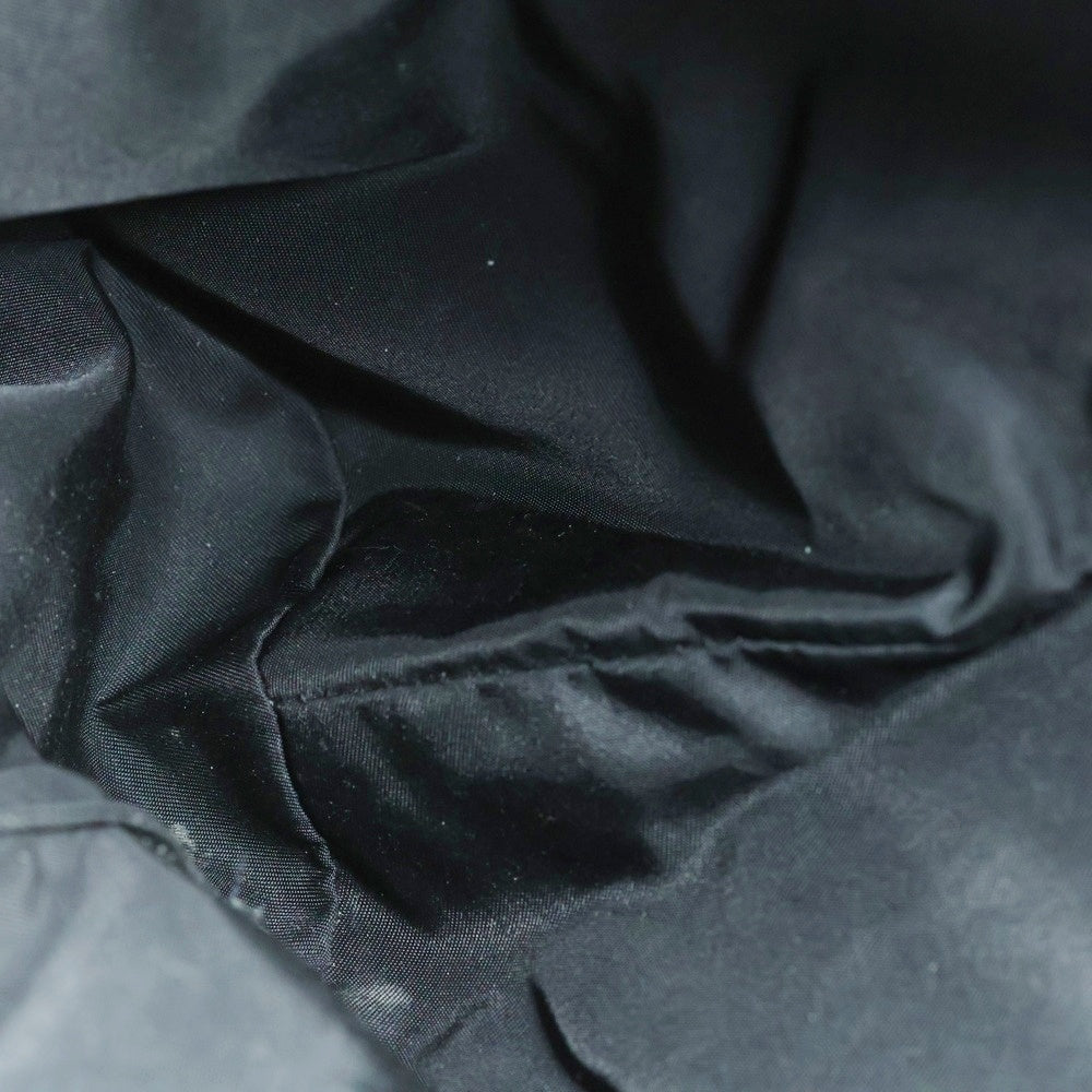 BURBERRY(バーバリー) ロゴプリント ドローコード 巾着バッグ ブラック