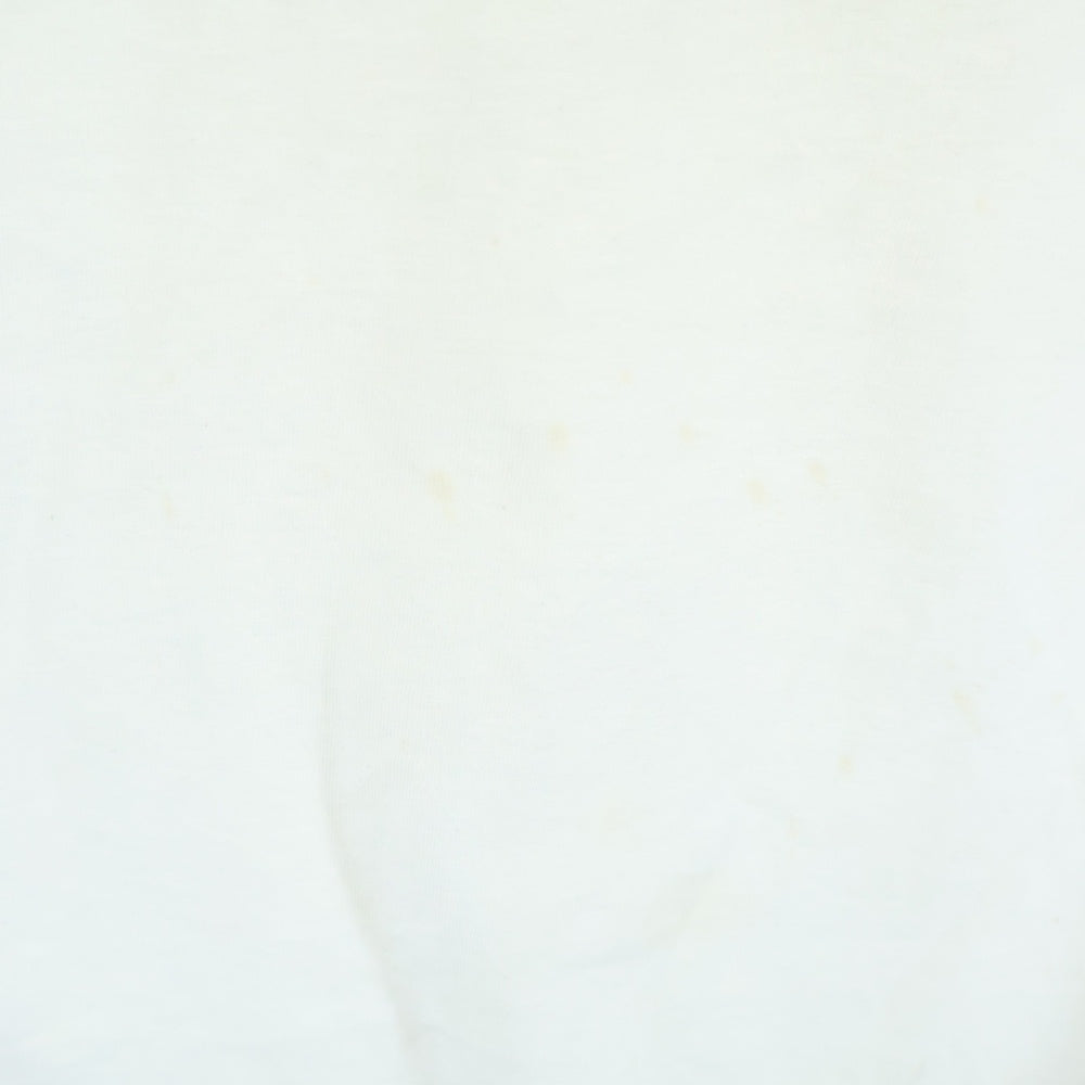 VETEMENTS(ヴェトモン) 22SS NAME-TAG T-SHIRT ネームタグ ロゴプリント クルーネック半袖Tシャツ カットソー ホワイト UE64TR130W