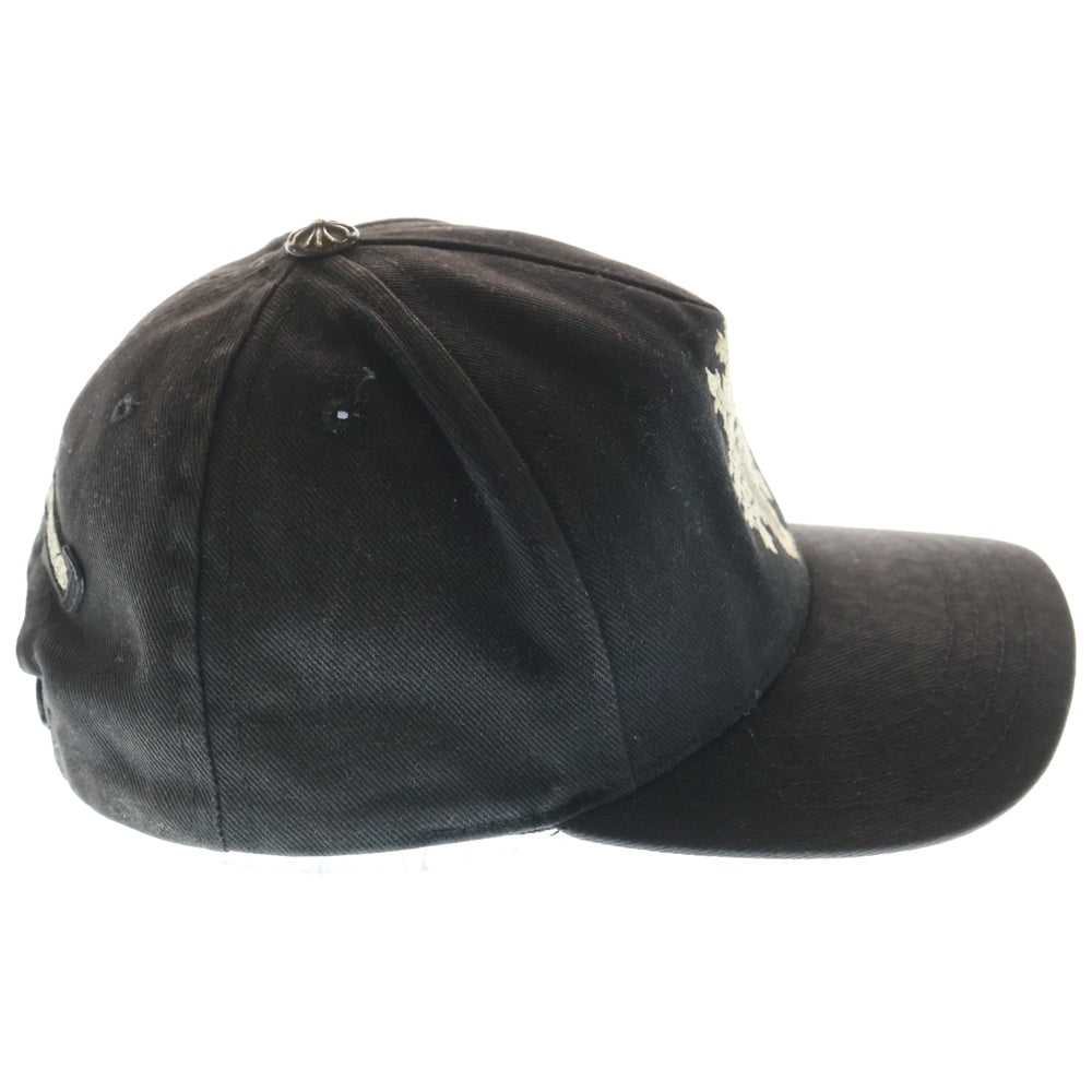 CHROME HEARTS(クロムハーツ) TRUCKER CAP デニムトラッカー ヴァインダガー刺繍 キャップ 帽子 ブラック
