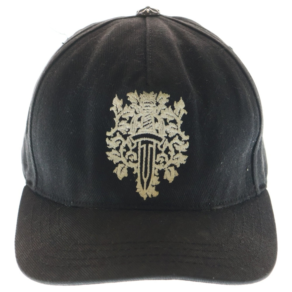 CHROME HEARTS(クロムハーツ) TRUCKER CAP デニムトラッカー ヴァインダガー刺繍 キャップ 帽子 ブラック