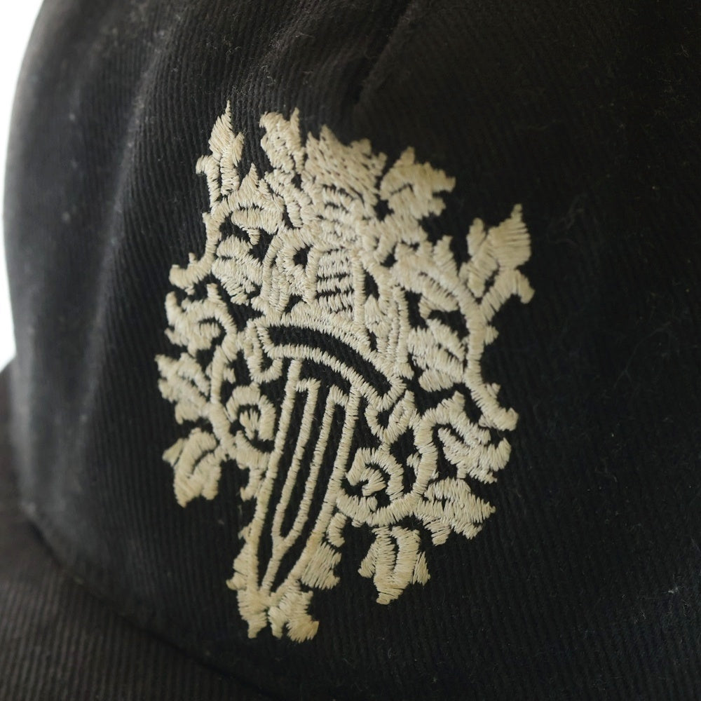 CHROME HEARTS(クロムハーツ) TRUCKER CAP デニムトラッカー ヴァインダガー刺繍 キャップ 帽子 ブラック