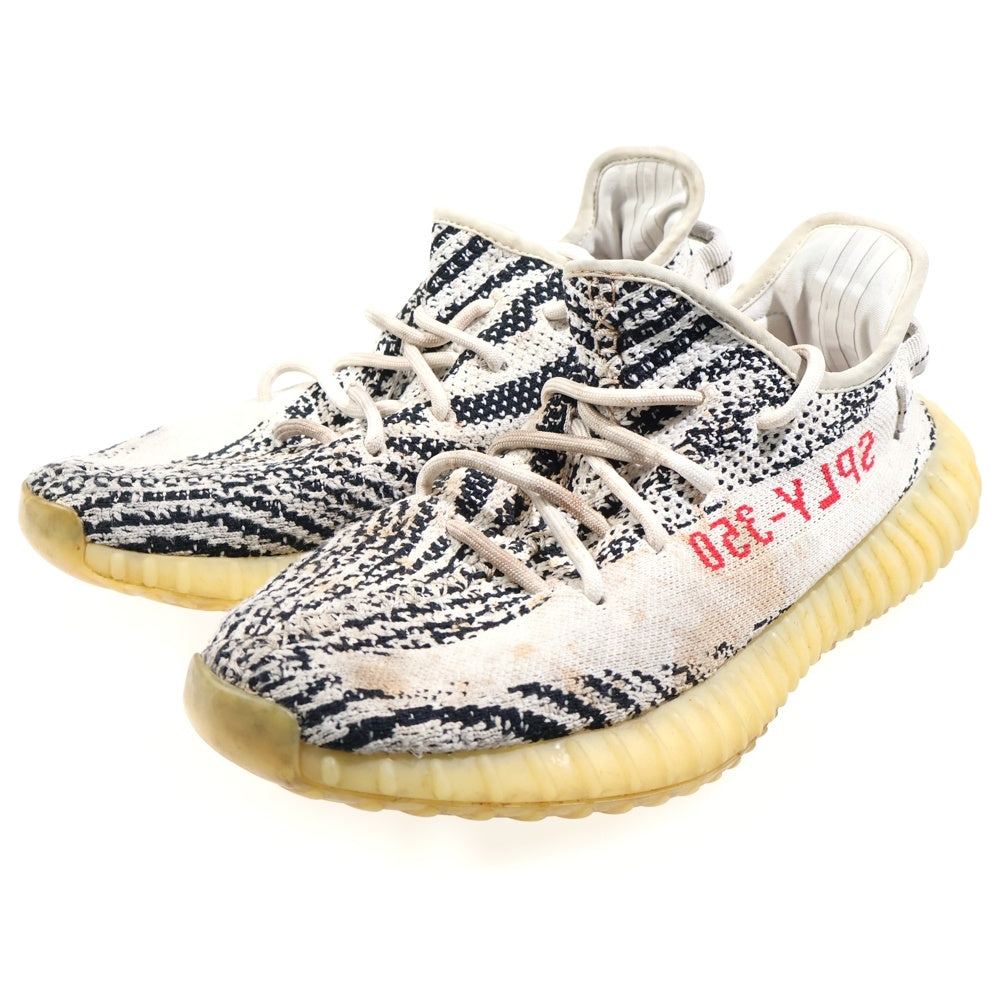 adidas(アディダス) YEEZY BOOST 350 V2 ZEBRA イージー ブースト ブイツー ゼブラ ローカットスニーカー ホワイト US8.5/26.5cm CP9654