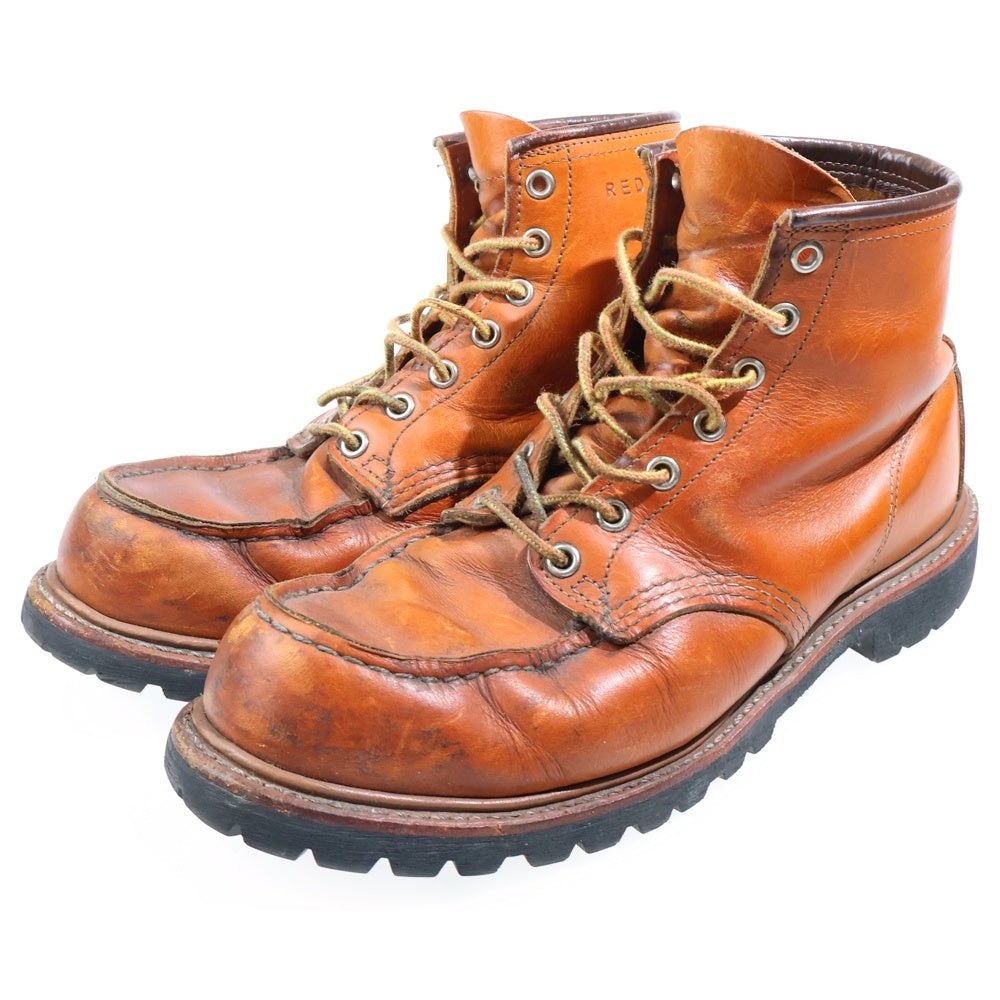 RED WING(レッド ウイング) IRISH SETTER 6INCH MOC TOE BOOT 犬タグ アイリッシュセッター モックトゥ レザー レースアップブーツ ブラウン 9879