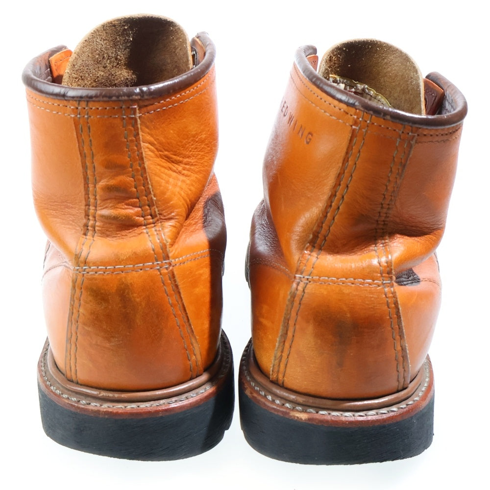 RED WING(レッド ウイング) IRISH SETTER 6INCH MOC TOE BOOT 犬タグ アイリッシュセッター モックトゥ レザー レースアップブーツ ブラウン 9879