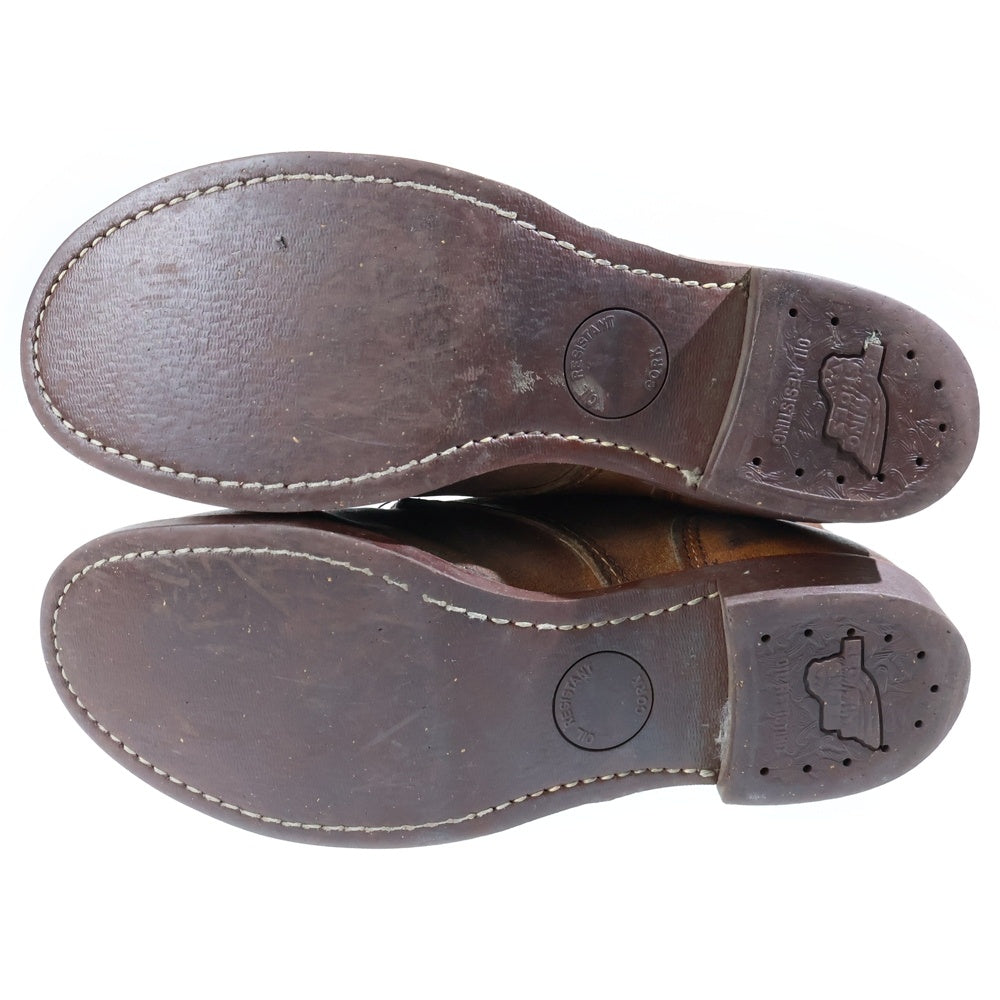 RED WING(レッド ウイング) IRON RANGE BOOTS 現行タグ アイアンレンジ レザー レースアップブーツ ダークブラウン 8113