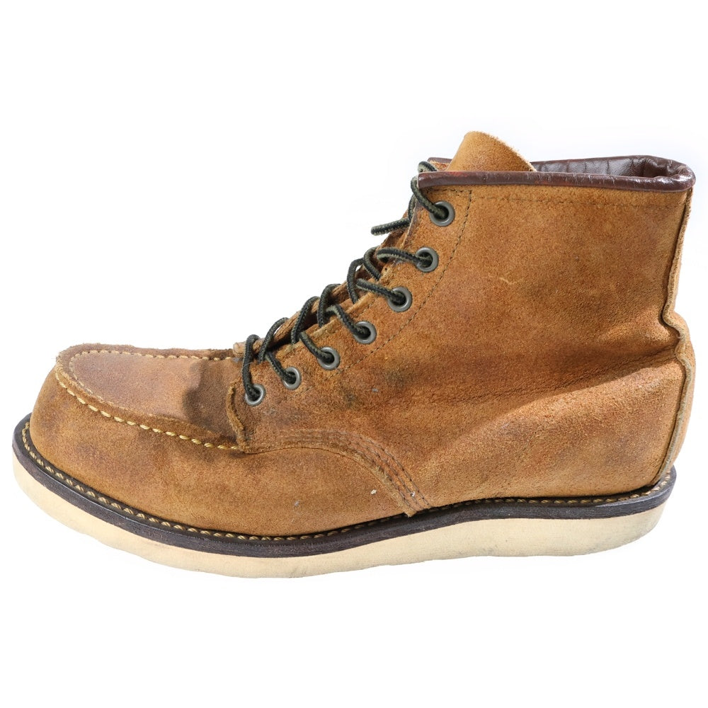 RED WING(レッド ウイング) 6INCH CLASSIC WORK MOC TOE クラシックワーク モックトゥ レザー レースアップブーツ ブラウン 8861