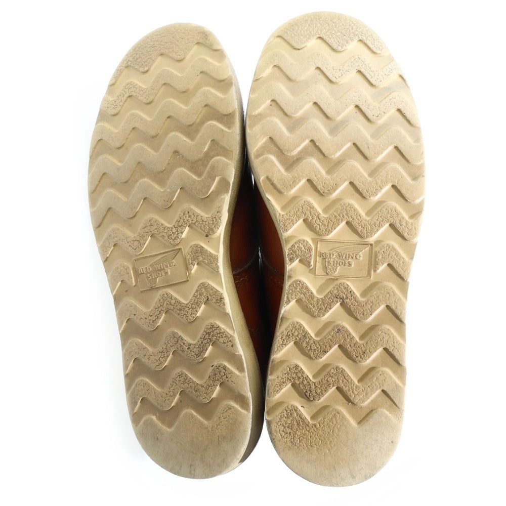RED WING(レッド ウイング) 6INCH IRISH SETTER MOC TOE 復刻刺繍犬タグ アイリッシュセッター クラシック モックトゥ レザー レースアップブーツ ブラウン 9875
