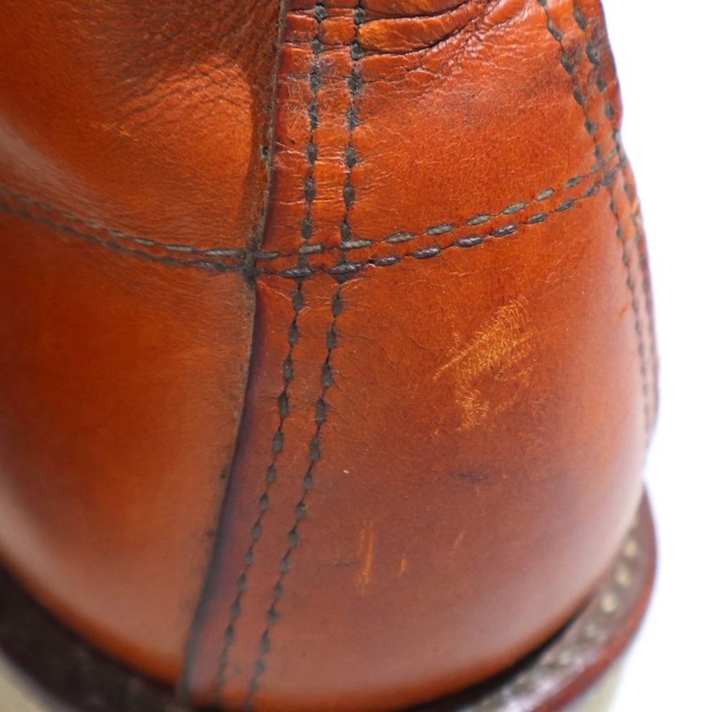 RED WING(レッド ウイング) 6INCH IRISH SETTER MOC TOE 復刻刺繍犬タグ アイリッシュセッター クラシック モックトゥ レザー レースアップブーツ ブラウン 9875