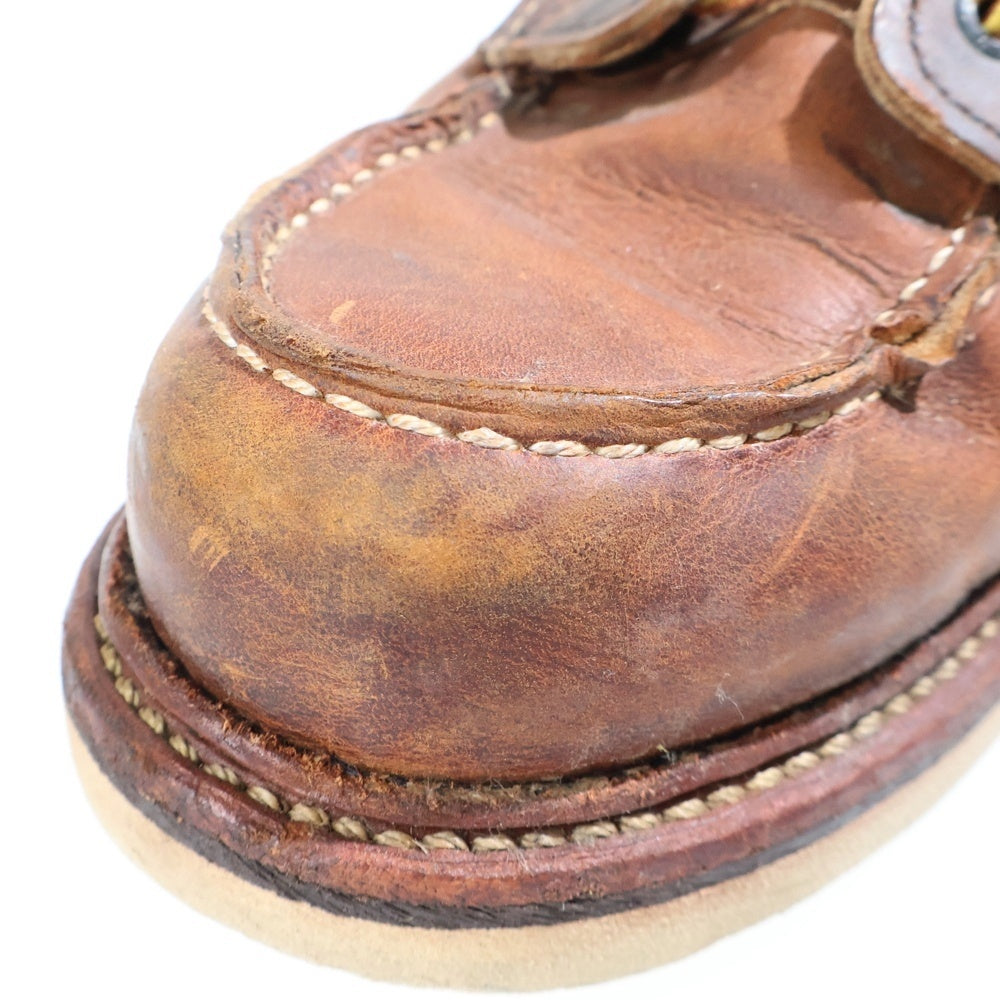 RED WING(レッド ウイング) 6INCH CLASSIC WORK MOC TOE 現行タグ クラシック ワーク モックトゥ レザー レースアップブーツ ブラウン 1907