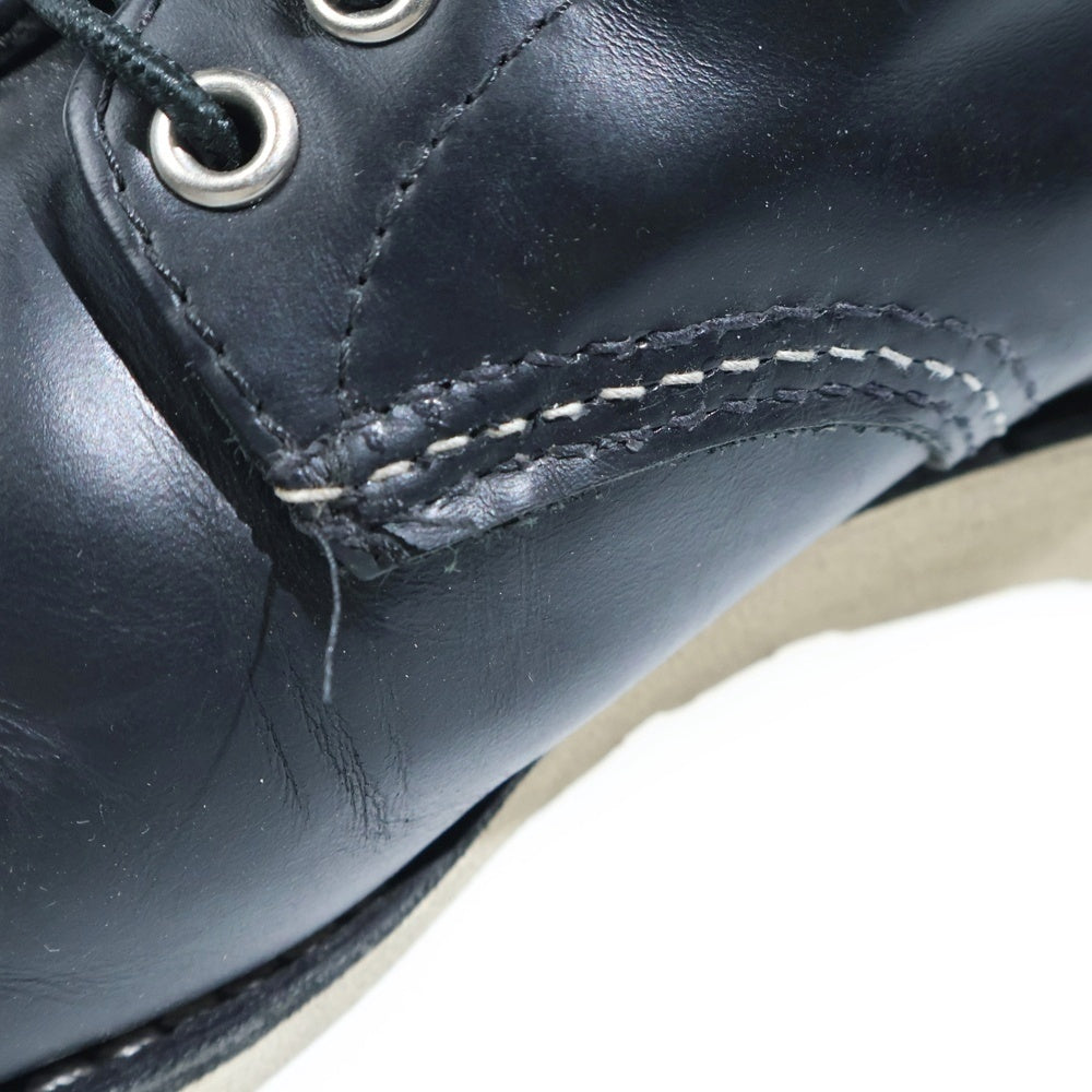 RED WING(レッド ウイング) 6INCH CLASSIC ROUND BOOTS クラシック ラウンド レザー レースアップブーツ ブラック 8165