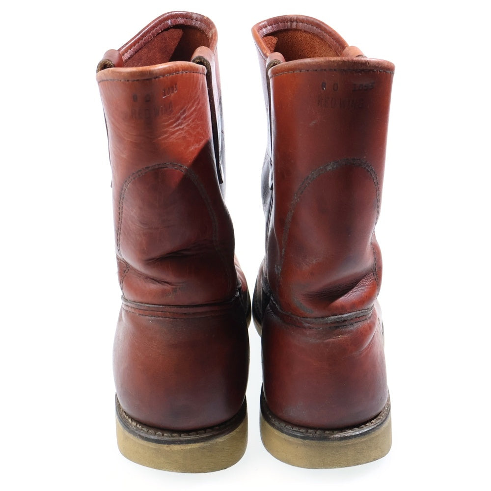 RED WING(レッド ウイング) PECOS BOOTS 緑犬タグ レザー ペコスブーツ ブラウン 866