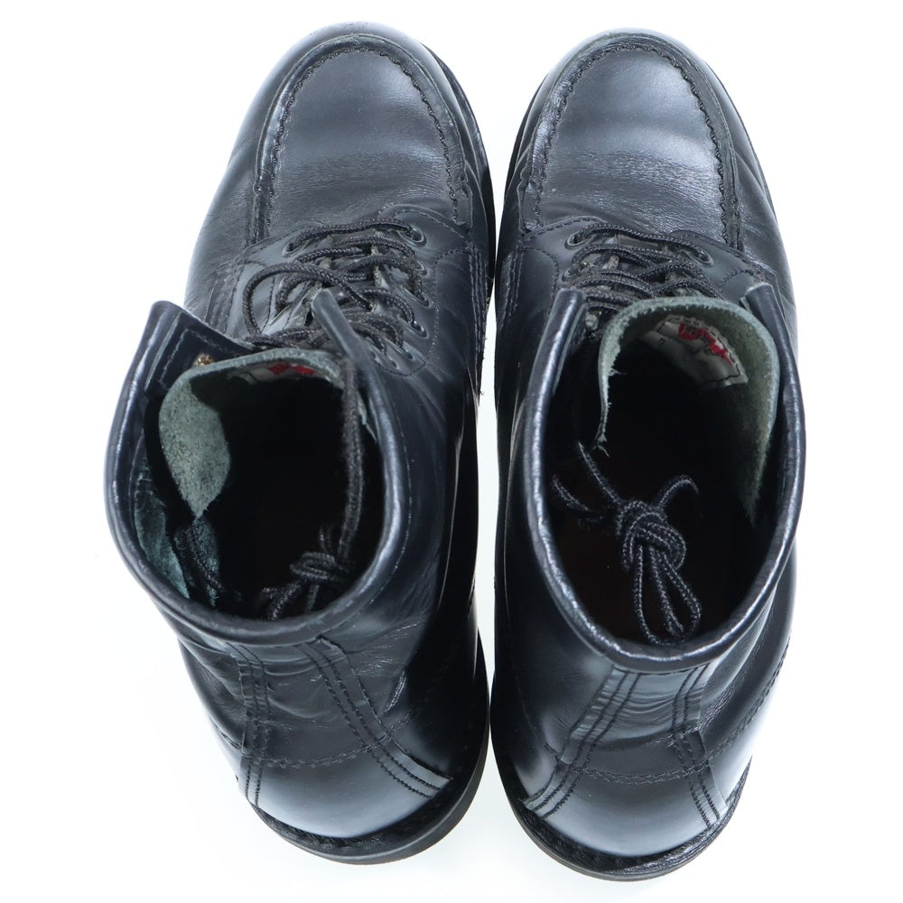 RED WING(レッド ウイング) 6INCH CLASSIC MOC TOE ALL BLACK MODEL 現行タグ クラシック モックトゥ オールブラックモデル レザー レースアップブーツ ブラック 8137