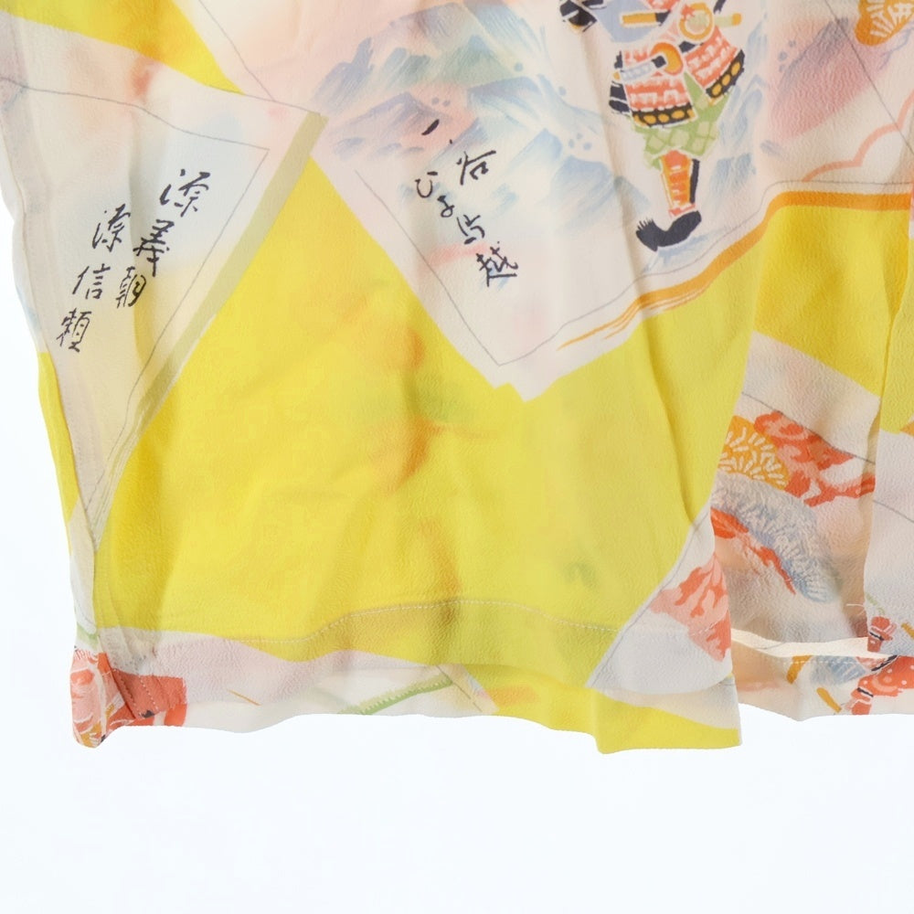 SUN SURF(サンサーフ) HAWAIIAN SHIRT BATTLE IN THE GENPEI WAR 源平合戦 総柄 レーヨン アロハ 半袖シャツ ピンク SS36029