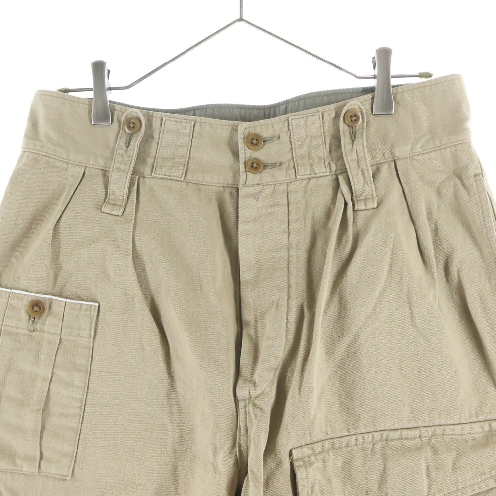 NIGEL CABOURN(ナイジェルケーボン) BRITISH ARMY PANT VINTAGE TWILL ブリティッシュアーミー ヴィンテージツイル ボタンフライ カーゴパンツ カーキ 8038-00-50000