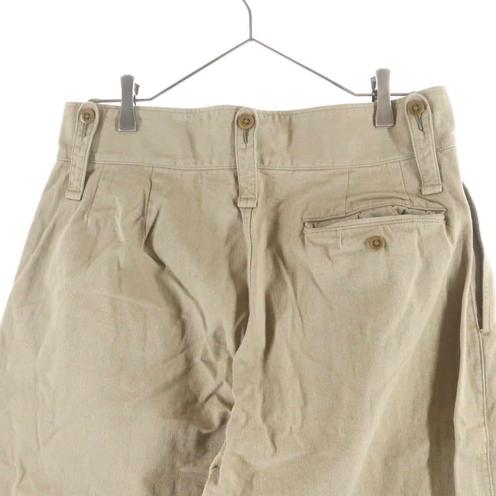 NIGEL CABOURN(ナイジェルケーボン) BRITISH ARMY PANT VINTAGE TWILL ブリティッシュアーミー ヴィンテージツイル ボタンフライ カーゴパンツ カーキ 8038-00-50000