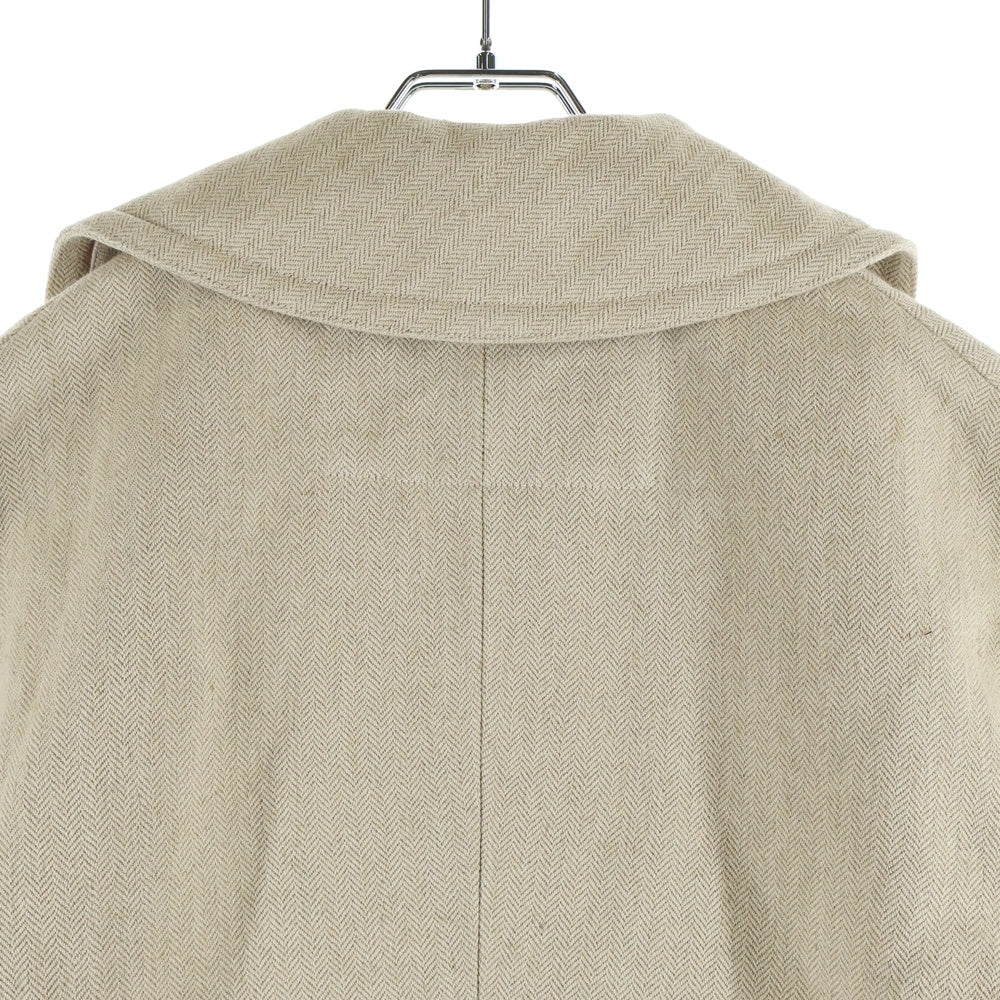 SUGAR CANE(シュガーケーン) ×MISTER FREEDOM ミスターフリーダム コットンリネン ピーコート ベージュ SC13599