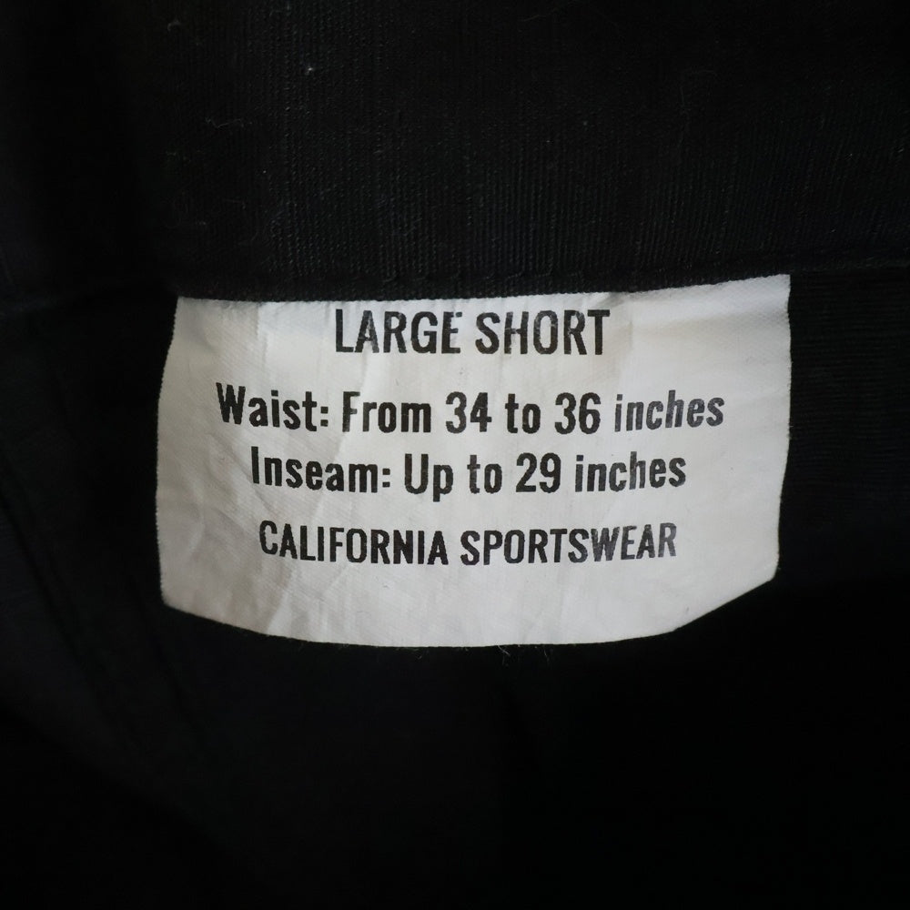 NO BRAND(ノーブランド) CALIFORNIA SPORTSWEAR JNGL FATIGUE PANTS カリフォルニアスポーツウェア ジャングルファティーグ カーゴパンツ ブラック CAS-000-231002