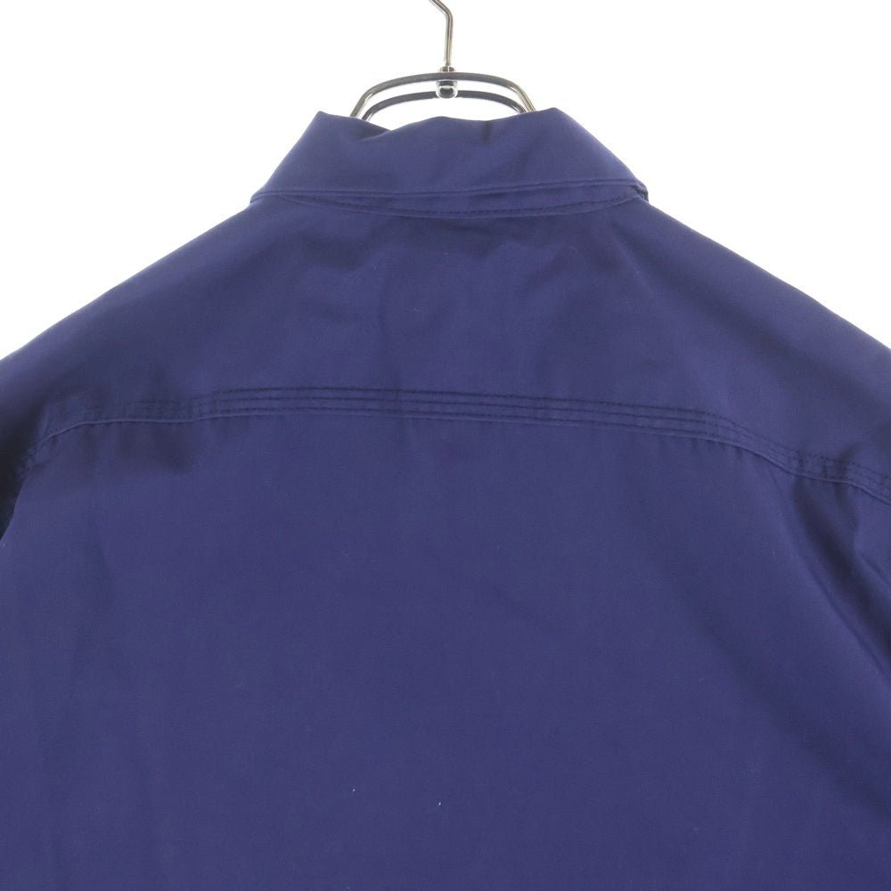 SUGAR CANE(シュガーケーン) フロントボタン 2ポケット 半袖ワークシャツ ネイビー