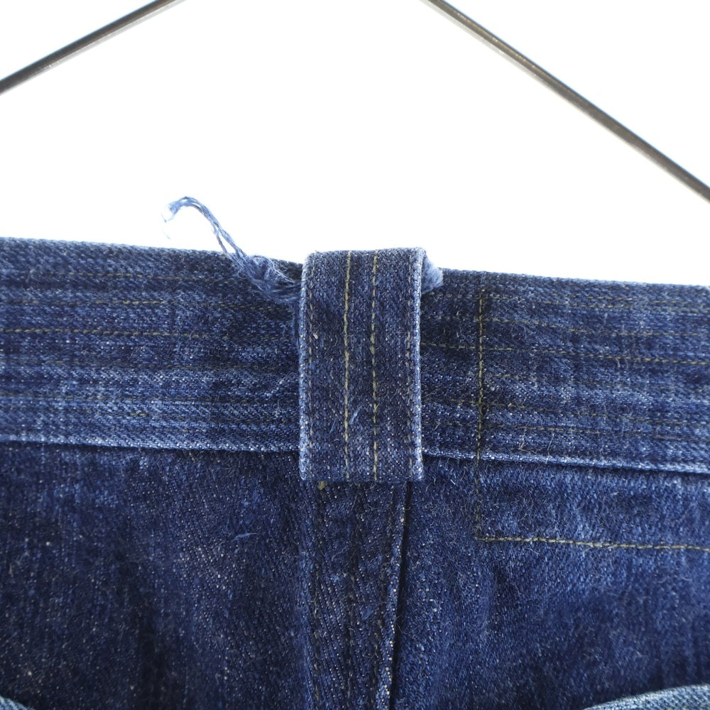 SUGAR CANE(シュガーケーン) ×MISTER FREEDOM MFSC UTILITY TROUSERS パッチワーク シンチバック ボタンフライ デニムパンツ インディゴ SC47161