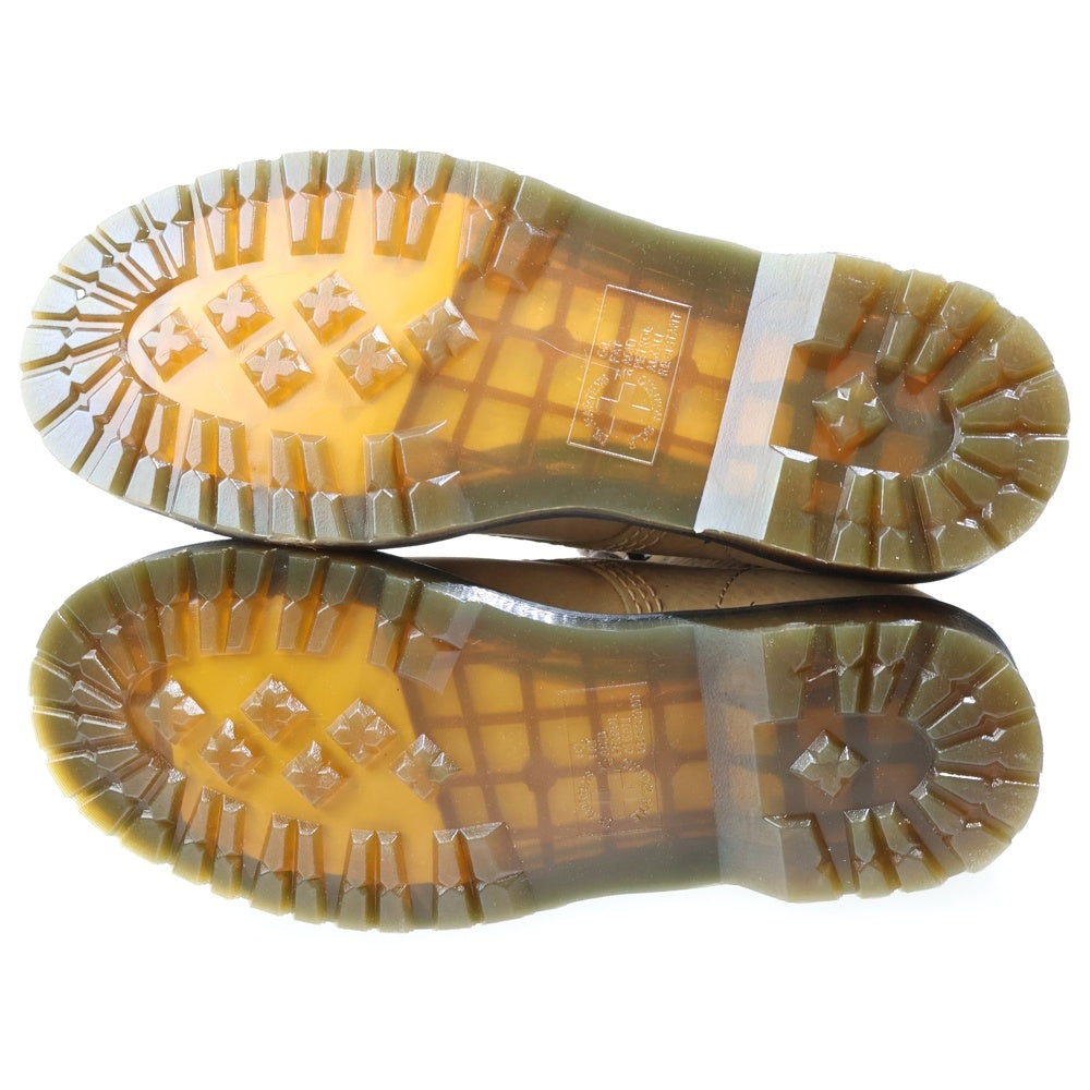 Dr.Martens(ドクターマーチン) 1460 PASCAL パスカル 8ホール ヌバックレザー レースアップ ブーツ ベージュ