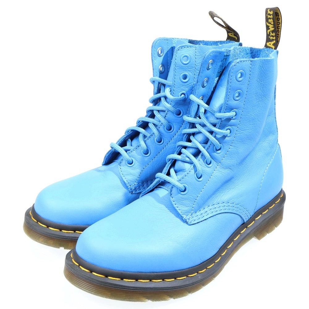 Dr.Martens(ドクターマーチン) 1460 PASCAL パスカル 8ホール レザー レースアップ ブーツ ライトブルー