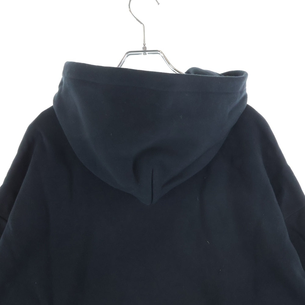 AWAKE NY(アウェイク ニューヨーク) 23AW ロゴ刺繍 スウェット プルオーバーパーカー ブラック AWK-FW23-HD001