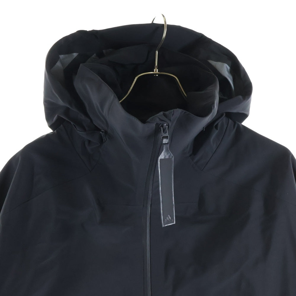 adidas(アディダス) MYSHELTER 3-LAYER RAIN JACKET マイシェルター 3レイヤー レイン ジップアップナイロンジャケット ブラック DZ1413