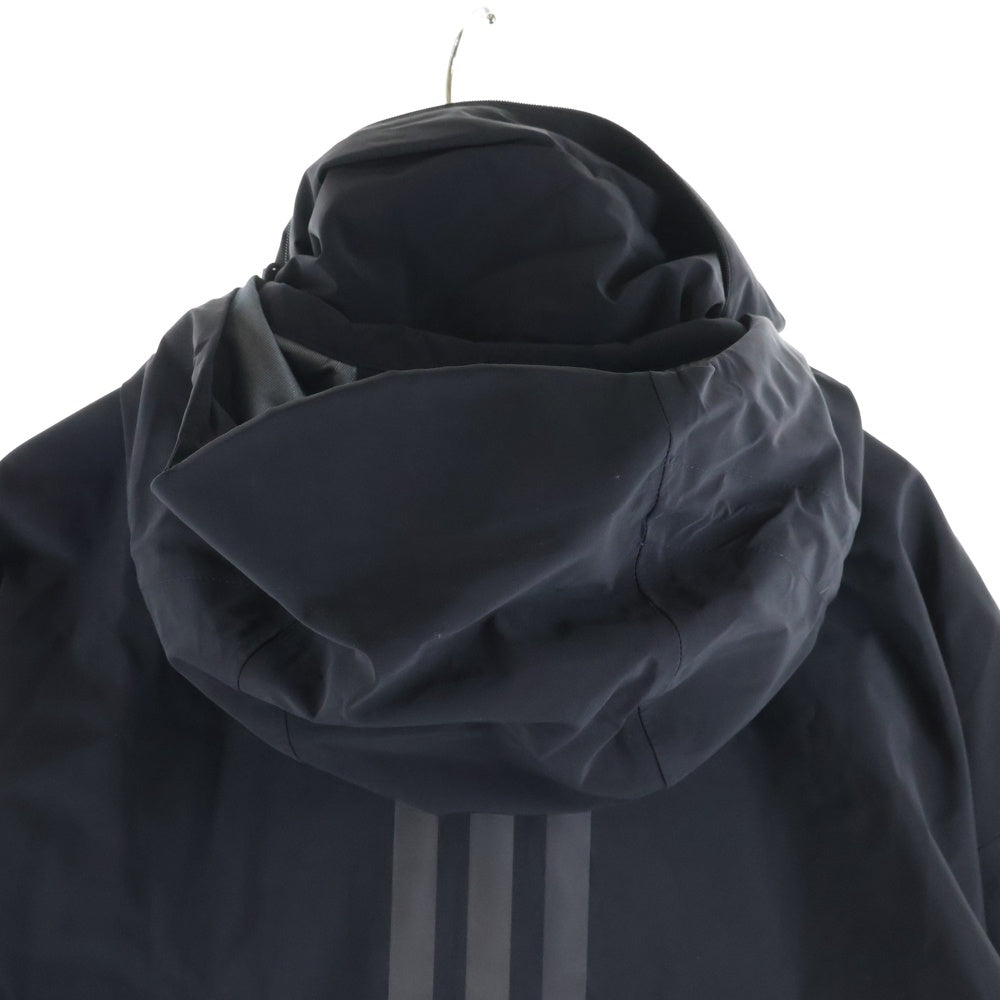 adidas(アディダス) MYSHELTER 3-LAYER RAIN JACKET マイシェルター 3レイヤー レイン ジップアップナイロンジャケット ブラック DZ1413