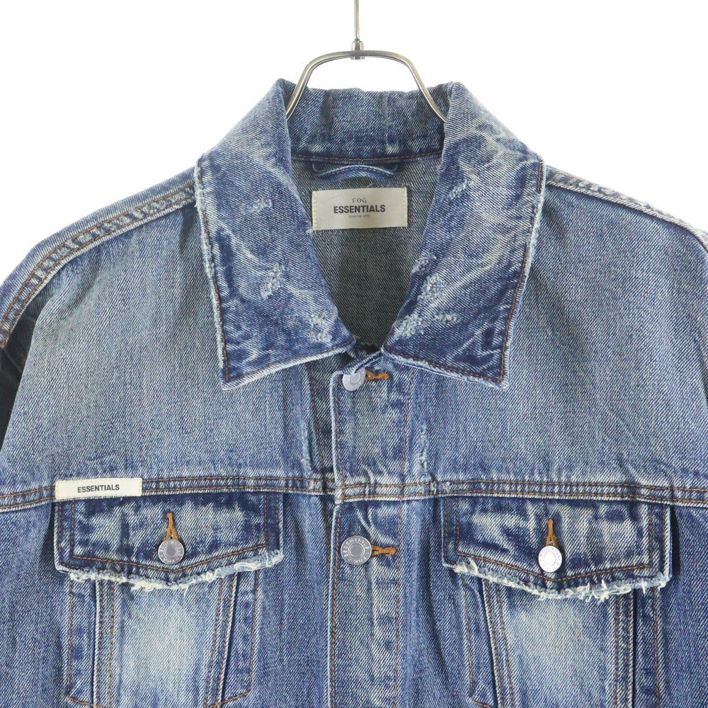 FEAR OF GOD ESSENTIALS(フィアオブゴッド エッセンシャルズ) 18AW Denim Trucker Jacket デニムトラッカージャケット インディゴ 202SP182003F