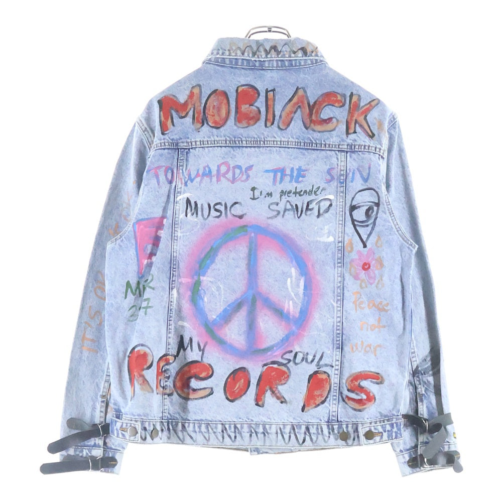 One Teaspoon(ワンティースプーン) グラフィティー デニム トラッカー ジャケット インディゴ 24596