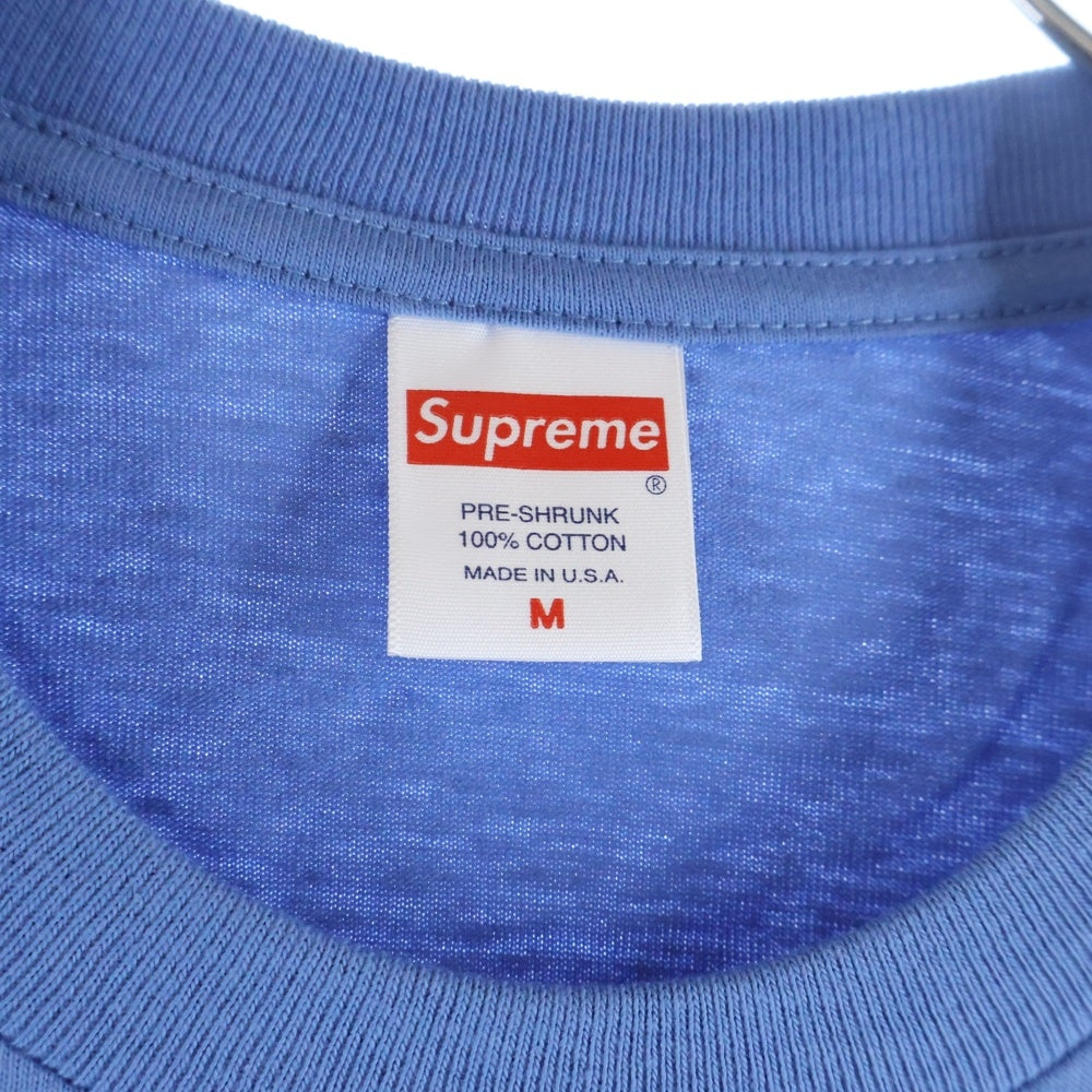 SUPREME(シュプリーム) 20AW Bear Tee ベア プリント クルーネック 半袖Tシャツカットソー ブルー