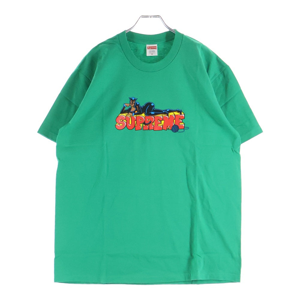 SUPREME(シュプリーム) 22AW Catwoman Tee キャットウーマンプリント 半袖Tシャツ カットソー グリーン