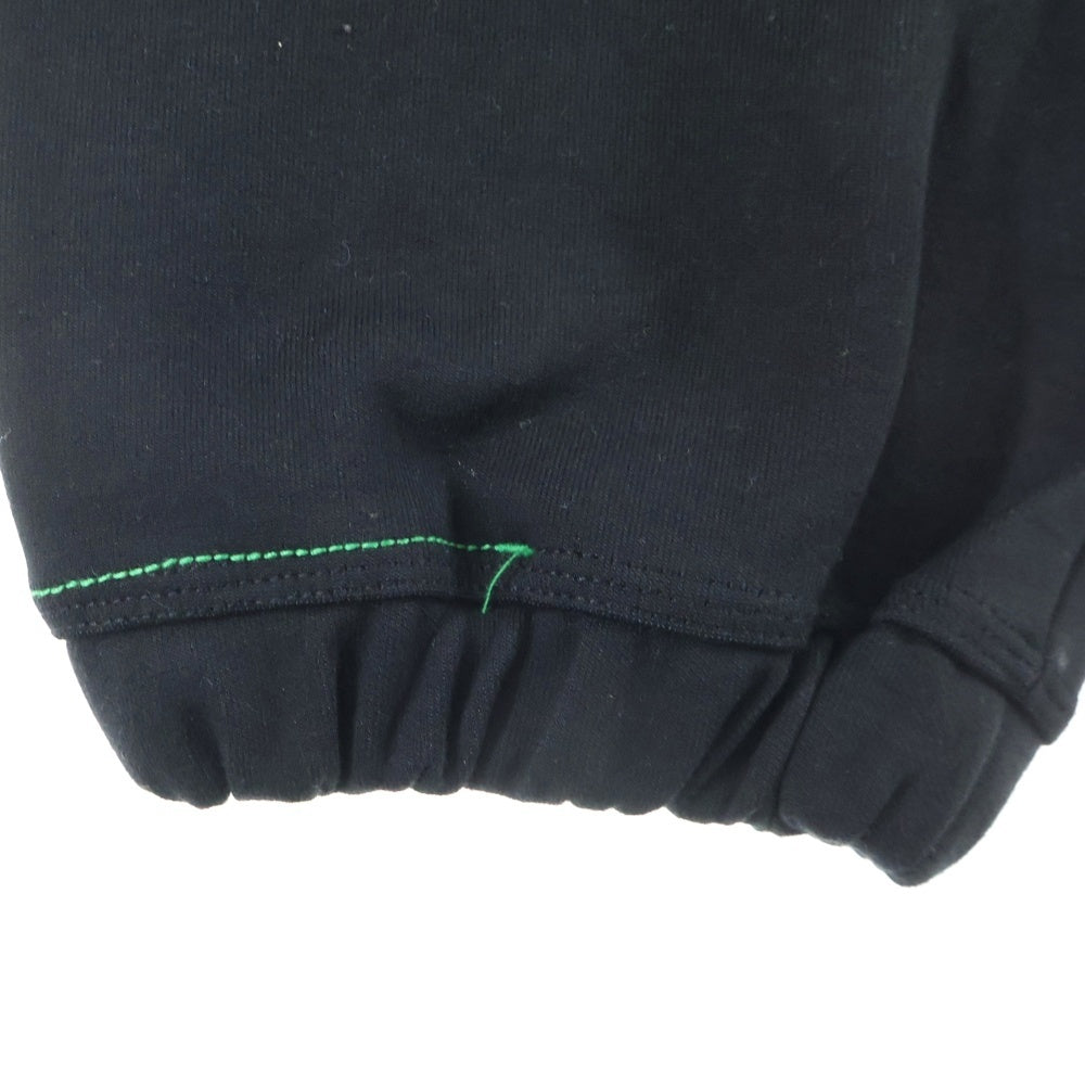ADER ERROR(アーダーエラー) ロゴプリント スウェットロングパンツ ブラック BLASSSP02BK