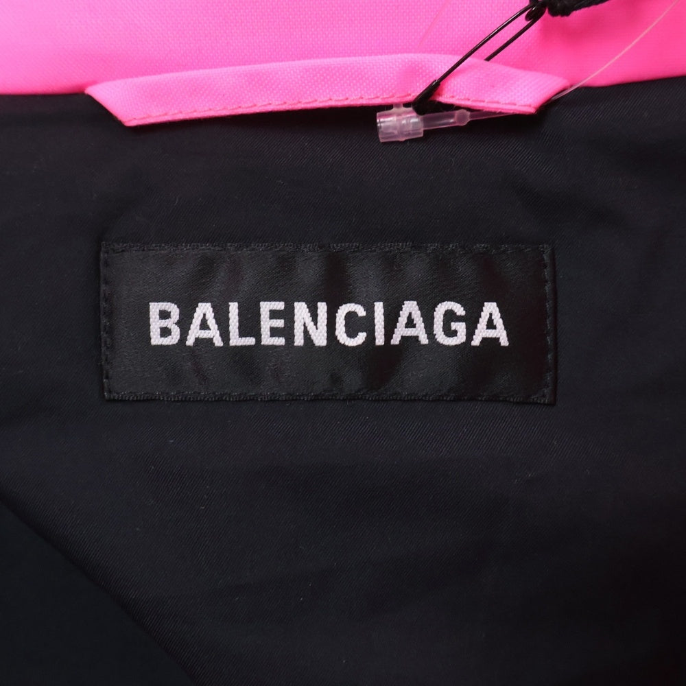 BALENCIAGA(バレンシアガ) 19AW Nylon Pulled Parka ナイロン パテッド ジャケット ピンク 602432 TG002
