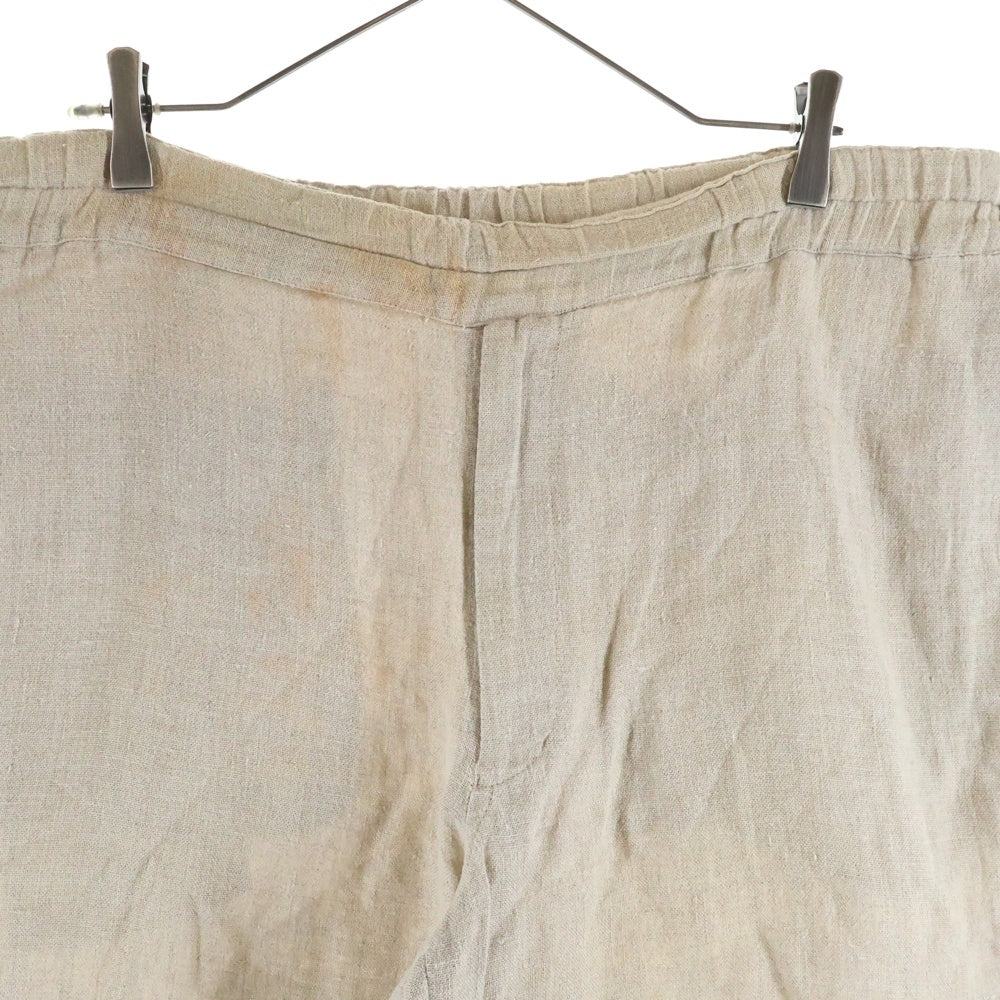 COMME des GARCONS SHIRT(コムデギャルソンシャツ) ドローコード リネン パンツ ベージュ