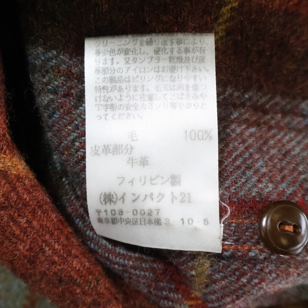 POLO RALPH LAUREN(ポロラルフローレン) 80S-90S VINTAGE ウール チェック 長袖シャツ マルチ