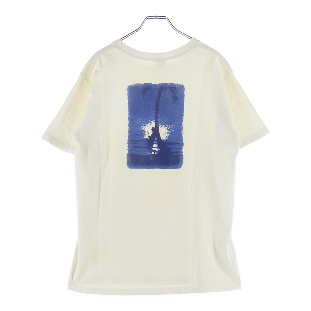 PATAGONIA(パタゴニア) 90S VINTAGE BENEFICIAL ヴィンテージ バックプリント クルーネック 半袖Tシャツ カットソー ホワイト