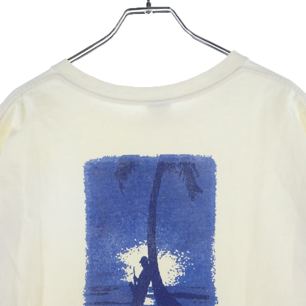 PATAGONIA(パタゴニア) 90S VINTAGE BENEFICIAL ヴィンテージ バックプリント クルーネック 半袖Tシャツ カットソー ホワイト