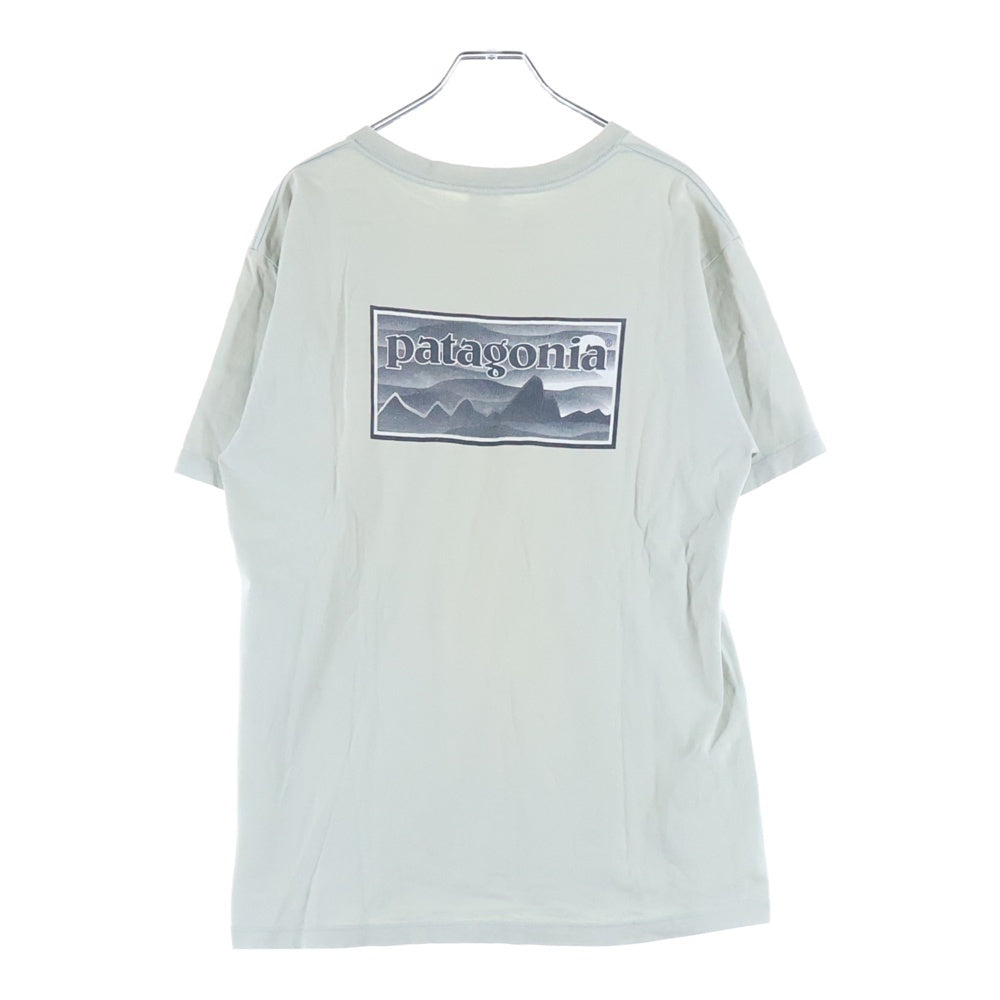 PATAGONIA(パタゴニア) 90S VINTAGE BENEFICIAL ヴィンテージ ロゴプリント クルーネック 半袖 Tシャツ カットソー グレー