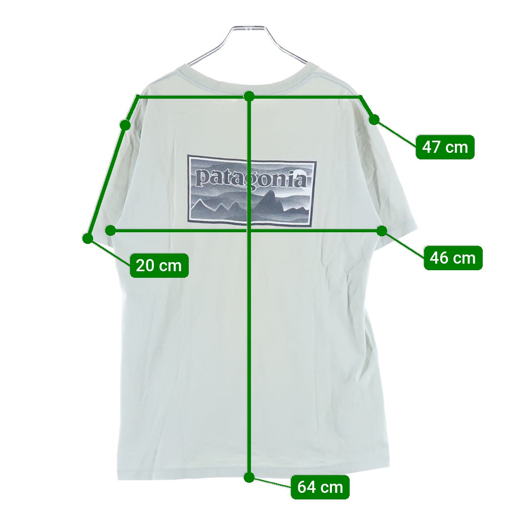 PATAGONIA(パタゴニア) 90S VINTAGE BENEFICIAL ヴィンテージ ロゴプリント クルーネック 半袖 Tシャツ カットソー グレー
