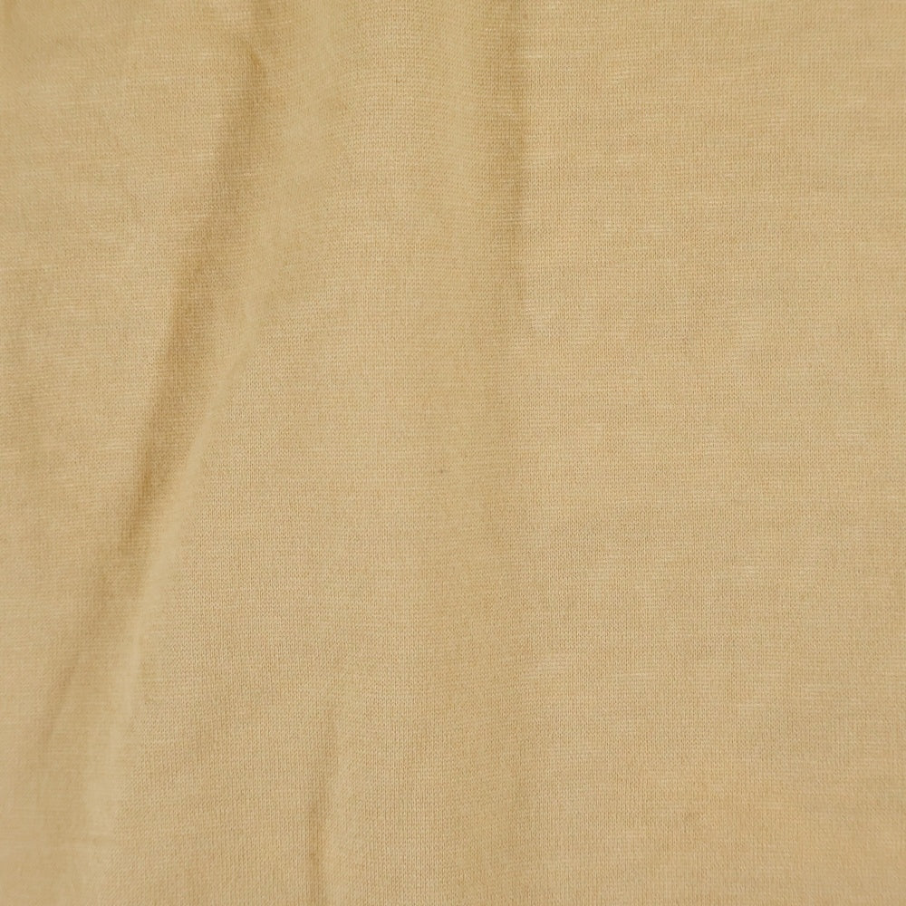 HERMES(エルメス) 刺繍 コットン 半袖Tシャツ ベージュ