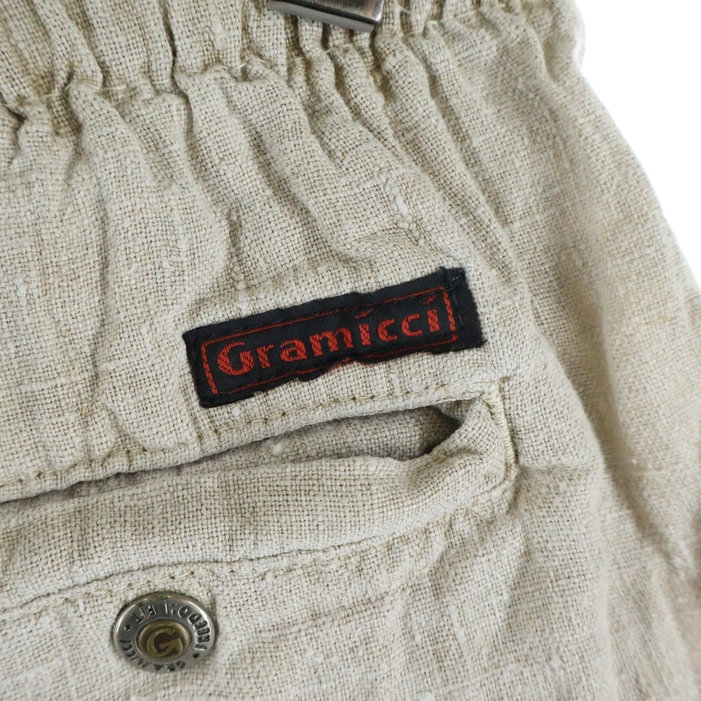 GRAMICCI(グラミチ) 90S VINTAGE ヴィンテージ リネン ショートパンツ ハーフパンツ ショーツ ベージュ
