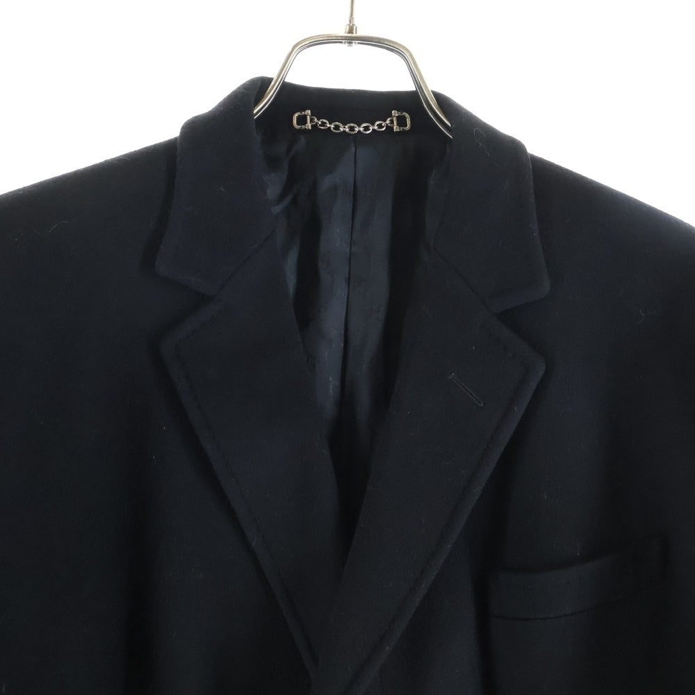 GUCCI(グッチ) 3B ウール チェスターコート ジャケット ブラック 243259