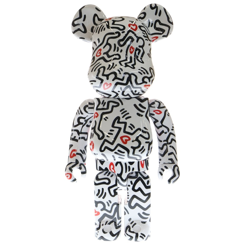MEDICOM TOY(メディコムトイ) BE@RBRICK KEITH HARING #8 ベアブリック キースヘリング フィギュア 人形 1000% ホワイト