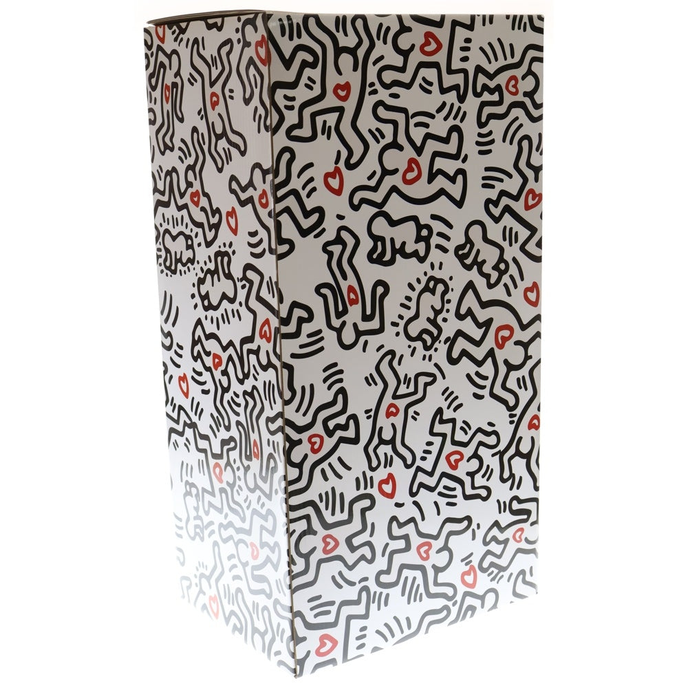 MEDICOM TOY(メディコムトイ) BE@RBRICK KEITH HARING #8 ベアブリック キースヘリング フィギュア 人形 1000% ホワイト