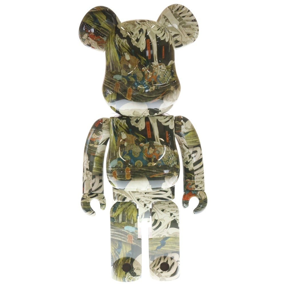 MEDICOM TOY(メディコムトイ) BE@RBRICK UTAGAWA KUNIYOSHI The Haunted Old Palace Soma 1000% ベアブリック 歌川国芳「相馬の古内裏」 フィギュア 人形 ブラック/マルチ