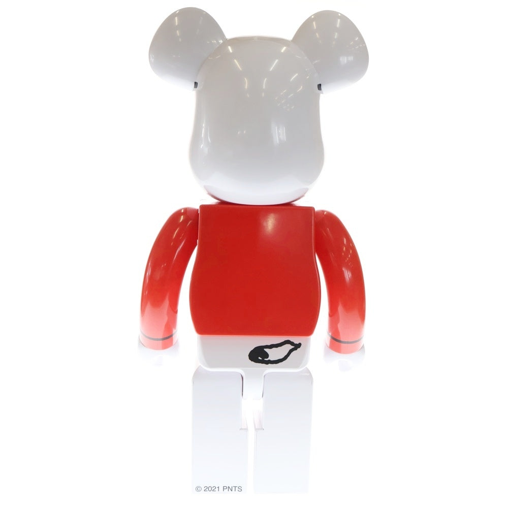 MEDICOM TOY(メディコムトイ) BE@RBRICK JOE COOL 1000% ベアブリック ジョークール フィギュア 人形 ホワイト/レッド