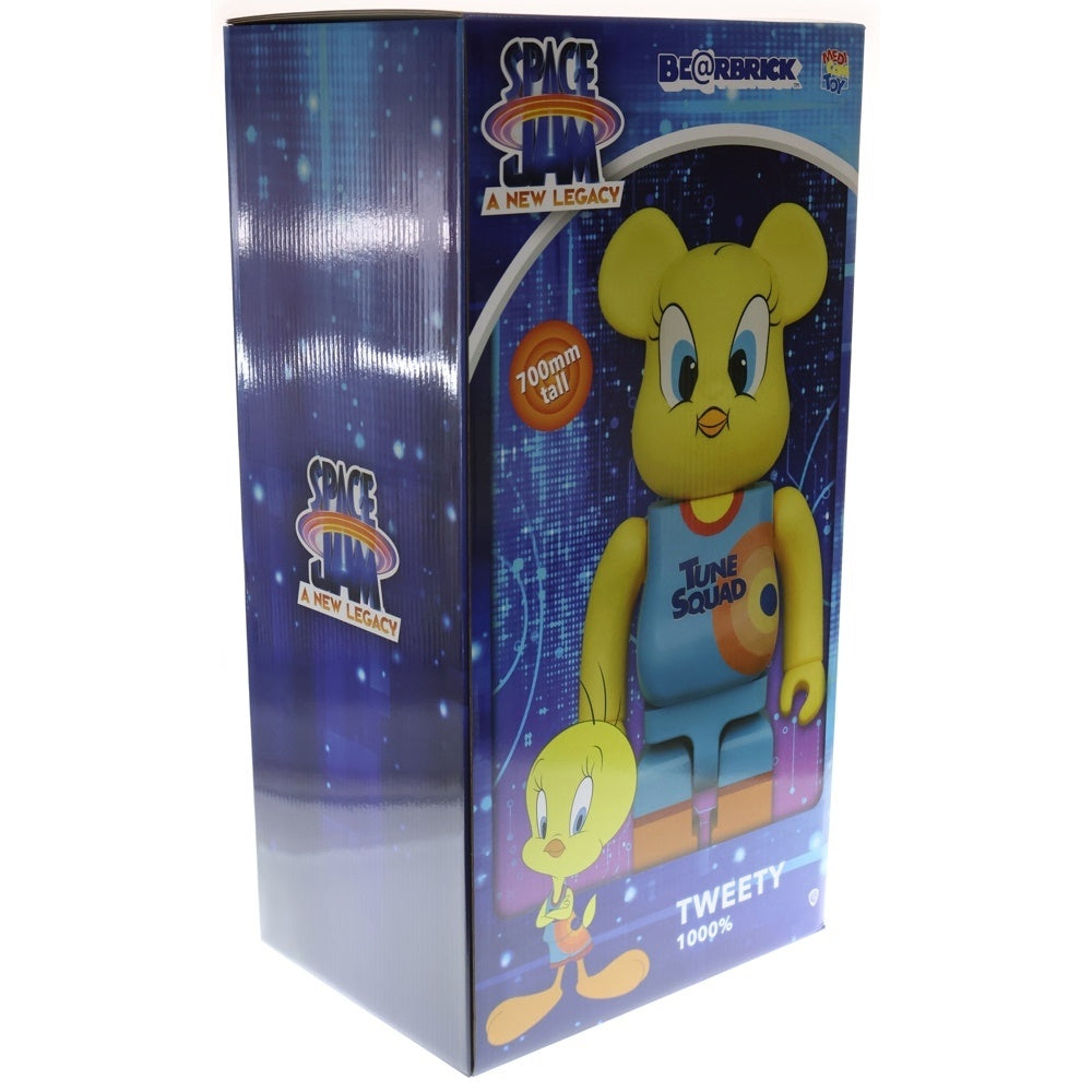 MEDICOM TOY(メディコムトイ) BE@RBRICK TWEETY (SPACE JAM) 1000% ベアブリック トゥイーティー スペース プレイヤーズ フィギュア 人形 1000% イエロー